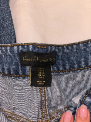 House of Harlow 1960 Medium Blue Denim Jeans thumbnail 3