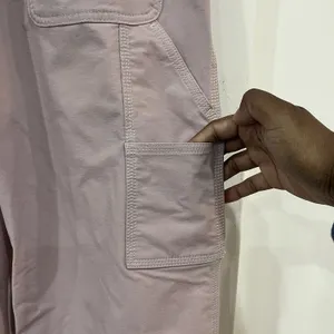 Urban Outfitters Women’s Pink Nylon Utility Cargo Pants Size Small thumbnail 6