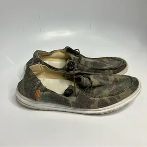 Corky’s kayak camouflage canvas‎ loafers size 9 thumbnail 2