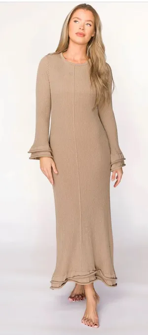 Worth collective Arlet dress Brown Size L thumbnail 1