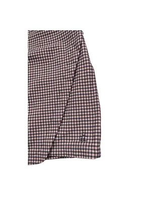 Munsingwear Golf Skort S Pink Navy Houndstooth Wrap Skirt thumbnail 3