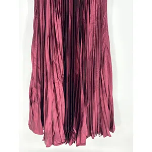 MISSACC Maxi Gown Size‎ 10 Cabernet Pleated Flutter Sleeve Floral Applique NWT thumbnail 9