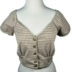 Haley &‎ June Plaid Button thumbnail 1