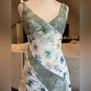 Tiger Mist White and Blue Bodycon Mini Dress thumbnail 3