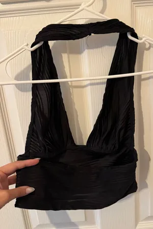 Halter top Black thumbnail 1