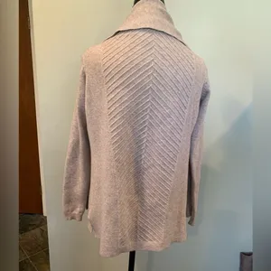 Cyrus Very Warm Cardigan Women’s Size Small Oatmeal Color Open Front thumbnail 2