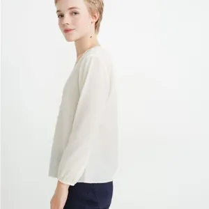 Madewell Cream‎ V-Neck Blouse thumbnail 2