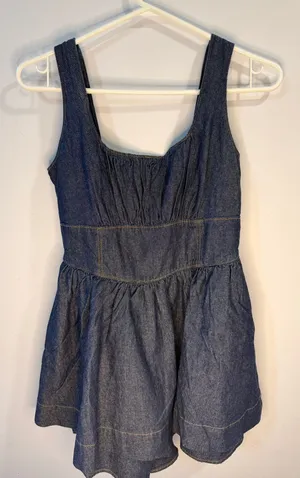 Altar'd State Denim Romper Size S thumbnail 1
