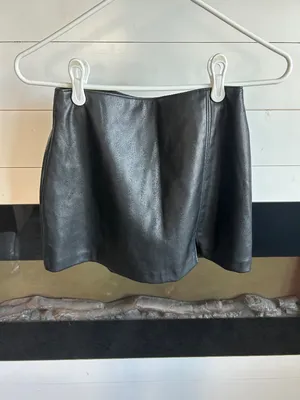 Hollister Leather Mini Skirt thumbnail 2