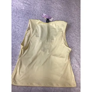 Wild Fable Womens Lace Trim Tie Front Sleeveless Top Light Yellow S‎ 331019622 thumbnail 4