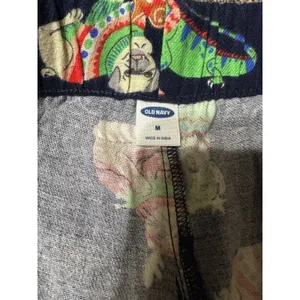 Old Navy "Dogs" SLEEP SHORTS Womens Medium NEW Xmas Holiday Navy Blue Flannel Cotton NEW thumbnail 3