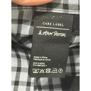 & Other Stories Blue Plaid Kick Flare High Rise Patch Pocket Trousers Size 12 thumbnail 9