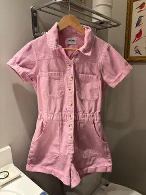 Show Me Your Mumu Denim Romper thumbnail 1