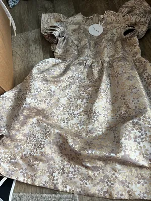 NWT Storia small metallic floral dress thumbnail 5