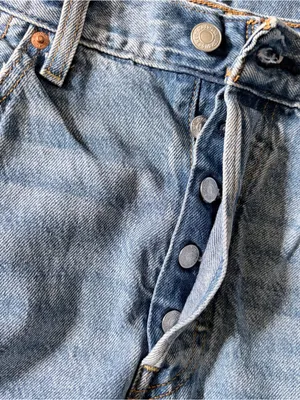 Levi's Premium Ribcage Straight Ankle Distressed Light Wash Jeans Size 28 thumbnail 5