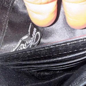 VTG Y2K Chunky‎ Chain Brighton Black Equestrian Coastal Cowgirl Leather Wallet thumbnail 9