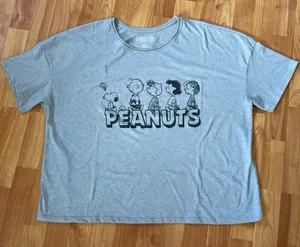 Peanuts‎ Snoopy Grey T Shirt Size XL thumbnail 1