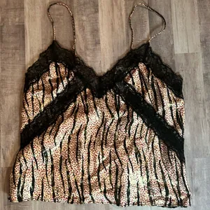 Victoria's Secret Animal Print Silky Tank (S) thumbnail 1
