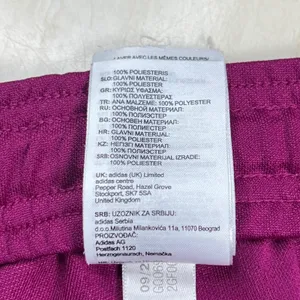 Adidas Womens Tiro 21 Track Pants Power Berry Purple White Stripes XS GQ1039 thumbnail 7