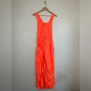 Free People Movement tropic sport one piece orange jumpsuit. Size medium thumbnail 5