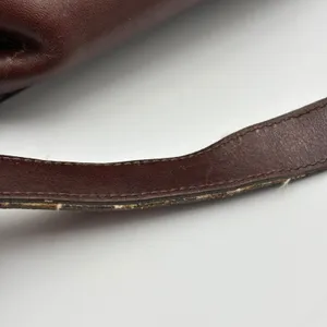 Brighton‎ Crossbody Bag Womens Green Brown Leather Croc Embossed Flap Boho thumbnail 10