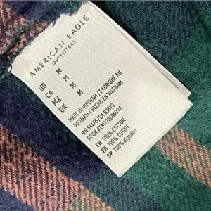 American Eagle Plaid Flannel Women’s Small thumbnail 3