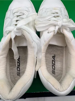 Soda White Women's Casual Leather Sneakers thumbnail 7