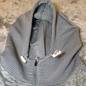 ASICS Womens Size Large Gray D1 Quarter Zip Hoodie Pullover Athletic Running Top thumbnail 15
