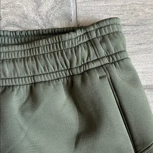Nike Olive Green Women's Jogger Sweatpants with Ankle Zips thumbnail 4