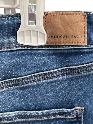 American Eagle Next Level Stretch Distressed Skinny Jeans Size 16 Short thumbnail 6