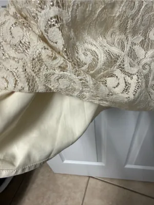 Kensie Cream Lace Panel Mini Dress with Brown Contrast thumbnail 7