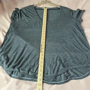 Wilfred Free Thin Stripes Gray Scoop Neck Relaxed Fit Short Sleeve Tee Size‎ L thumbnail 12