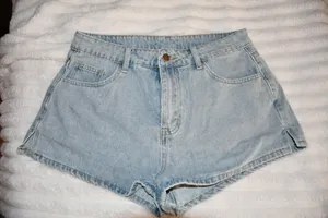 denim shorts Blue Size L thumbnail 1