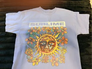 Vintage Sublime Lavender Sun Graphic Tee thumbnail 2