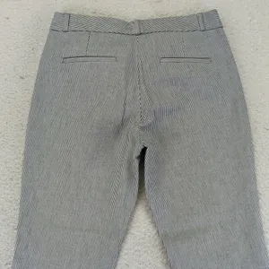 Banana Republic Sloan Striped Ankle Pants Women‎ Size 6 Cotton Stretch Preppy thumbnail 5