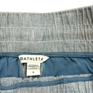 Athleta Cabo Linen‎ Wide Leg Pant Chambray Blue Size 0 thumbnail 12