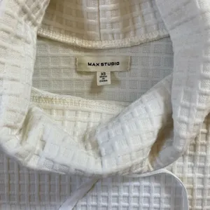 Max‎ Studio Women's Waffle Knit Cowl Neck Casual Dress Ivory XS - New thumbnail 8