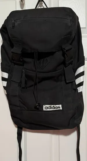 Adidas Black Backpack thumbnail 1