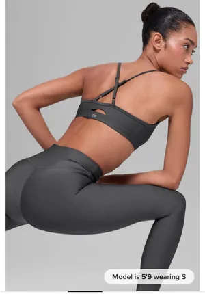 Alo Yoga Airlift Intrigue Bra Anthracite XS thumbnail 3