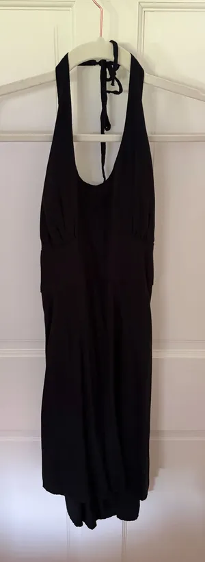 Hollister Black Halter Mini Dress thumbnail 1