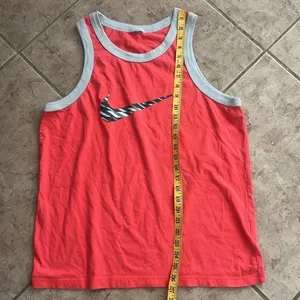 Nike Peach and Gray Athletic Tank Size‎ L thumbnail 4