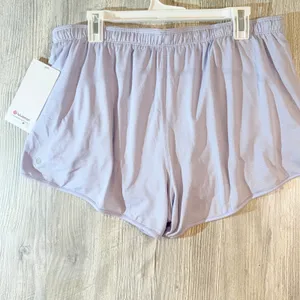 Lululemon Swiftly Mid‎ Rise Shorts Serene Blue Pastel Athletic Lined Size 14 NWT thumbnail 6