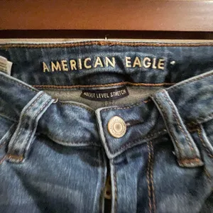 American Eagle Outfitters Next Level Stretch Super Hi Rise Jeggings Sz 0 Short thumbnail 3