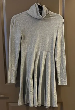 SHEIN Heather Gray Casual Dress thumbnail 1