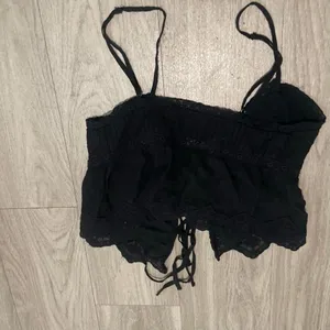 Zara Black Lace Camisole Top thumbnail 3