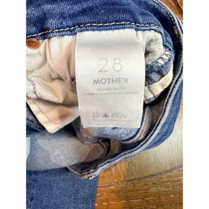 Mother High Waisted Looker Ankle Jeans Hop On Hop‎ Off Size 28 thumbnail 6