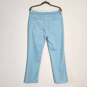 Good American Blue Straight Leg Ankle Jeans Size 12 High Rise Premium Denim thumbnail 3