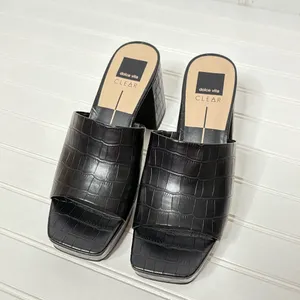 Dolce Vita Women's Marsha Platform Black Slide Sandals 402 thumbnail 4