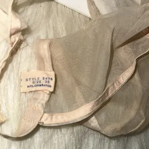 KLEINERTS vintage sheer Mesh Nude Bralette size 34 thumbnail 5