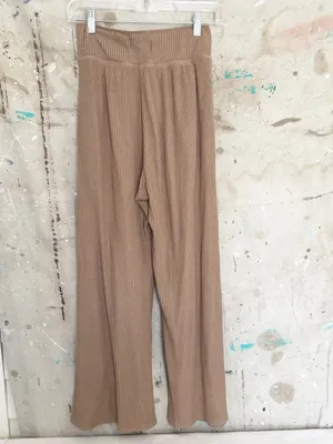 Abercrombie & Fitch Wide Leg Ribbed Knit Lounge Pants thumbnail 5